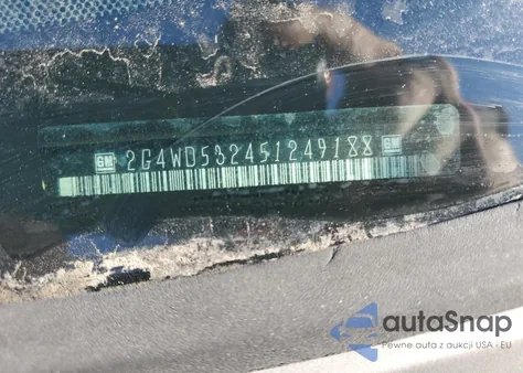 2005 Buick Lacrosse Cxl из США, поврежденный, VIN 2G4WD532451249188